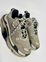 Balenciaga Triple S Beige / Black Trainers (Size 38 /UK 5)
