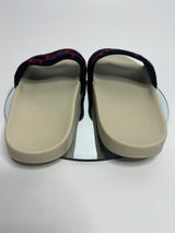 Gucci Pursuit Terry Cloth Logo Pool Slide Sandals (Size 39/ UK 6)