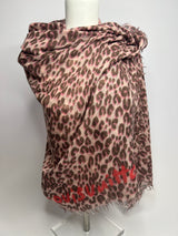 Louis Vuitton X Stephen Sprouse Leopard Beige/Pink Monogram Scarf