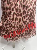 Louis Vuitton X Stephen Sprouse Leopard Beige/Pink Monogram Scarf