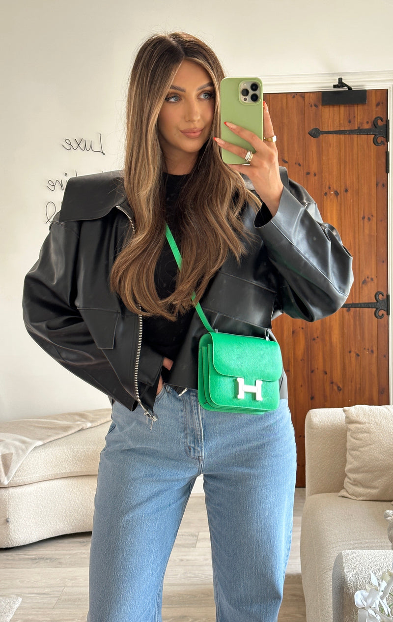 Hermès Constance 18 In Vert Comics Chèvre Mysore Leather