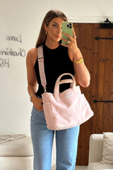 Miu Miu Pink Terry Cloth Tote Bag