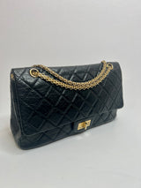 Chanel Large Black Quilted Reissue 2.55
