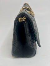 Chanel Large Black Quilted Reissue 2.55