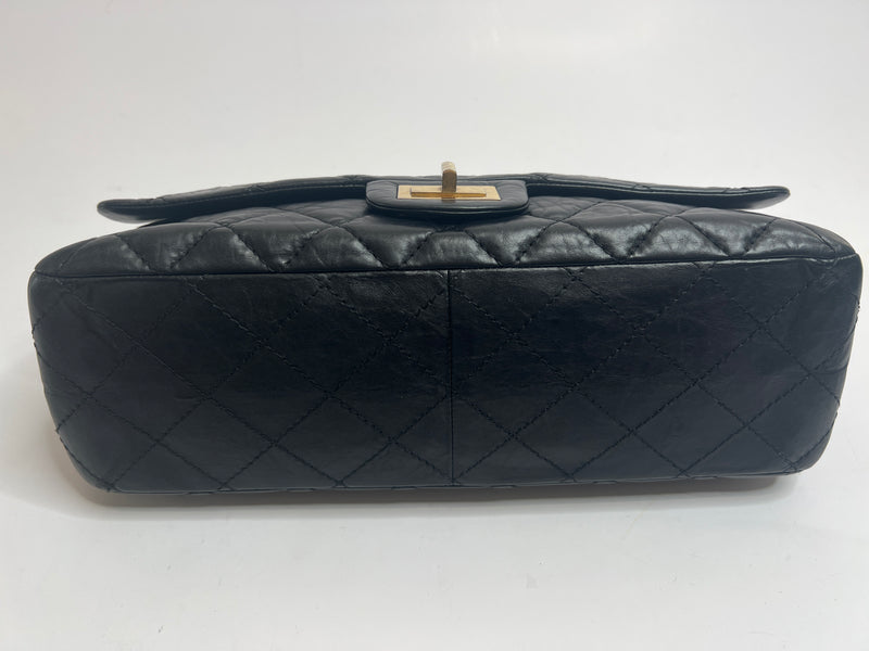 Chanel Large Black Quilted Reissue 2.55