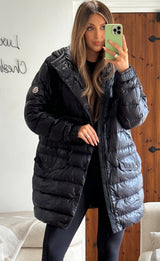 Moncler Long Length Alderney Giubbotto Jacket (TG4 / UK14)