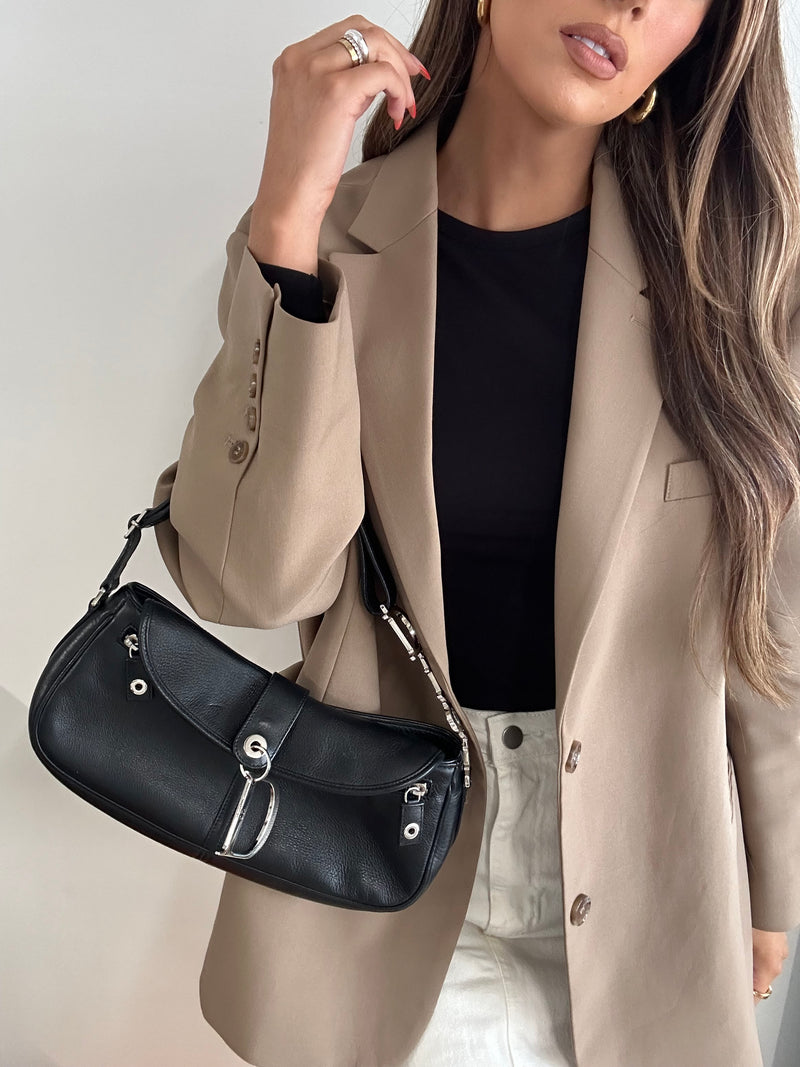 Christian Dior Vintage Pochette Saddle Bag
