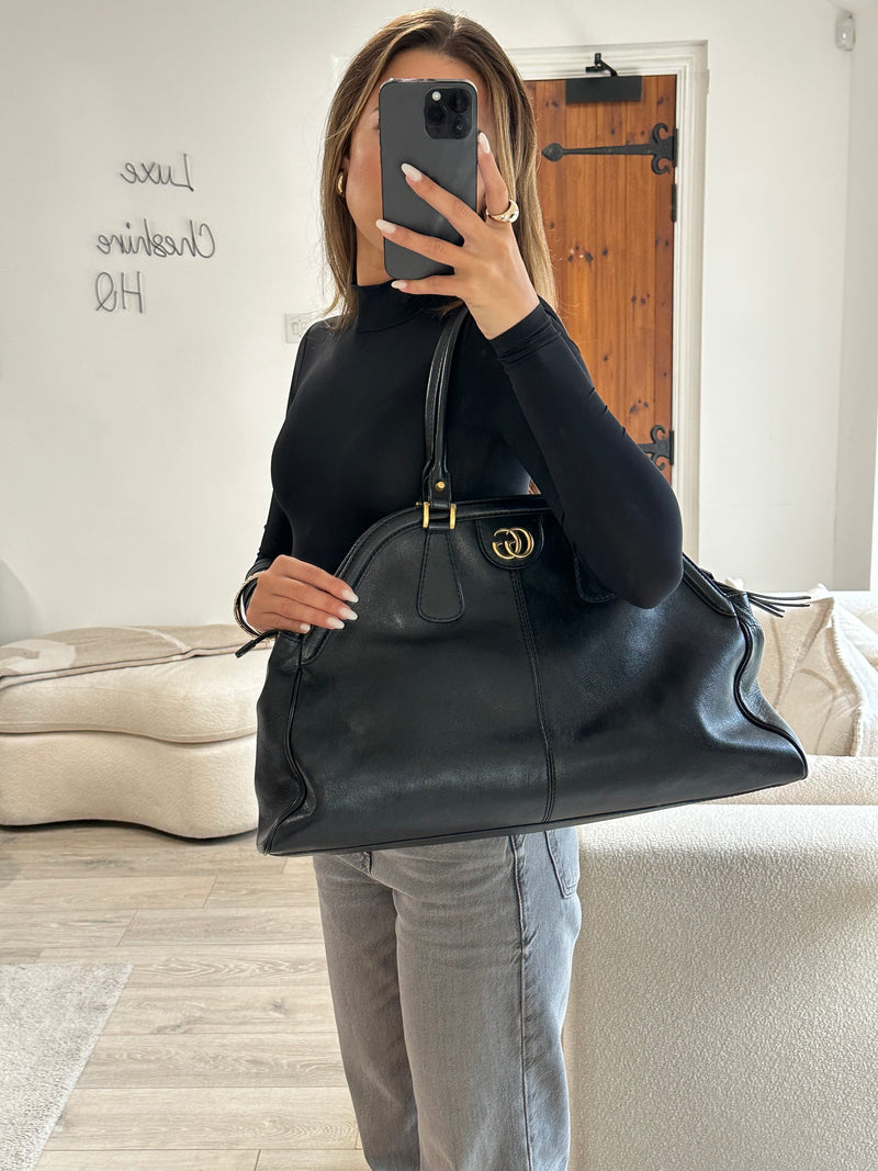 Gucci Marmont Upperr Cat Head Liner Large Shoulder Bag
