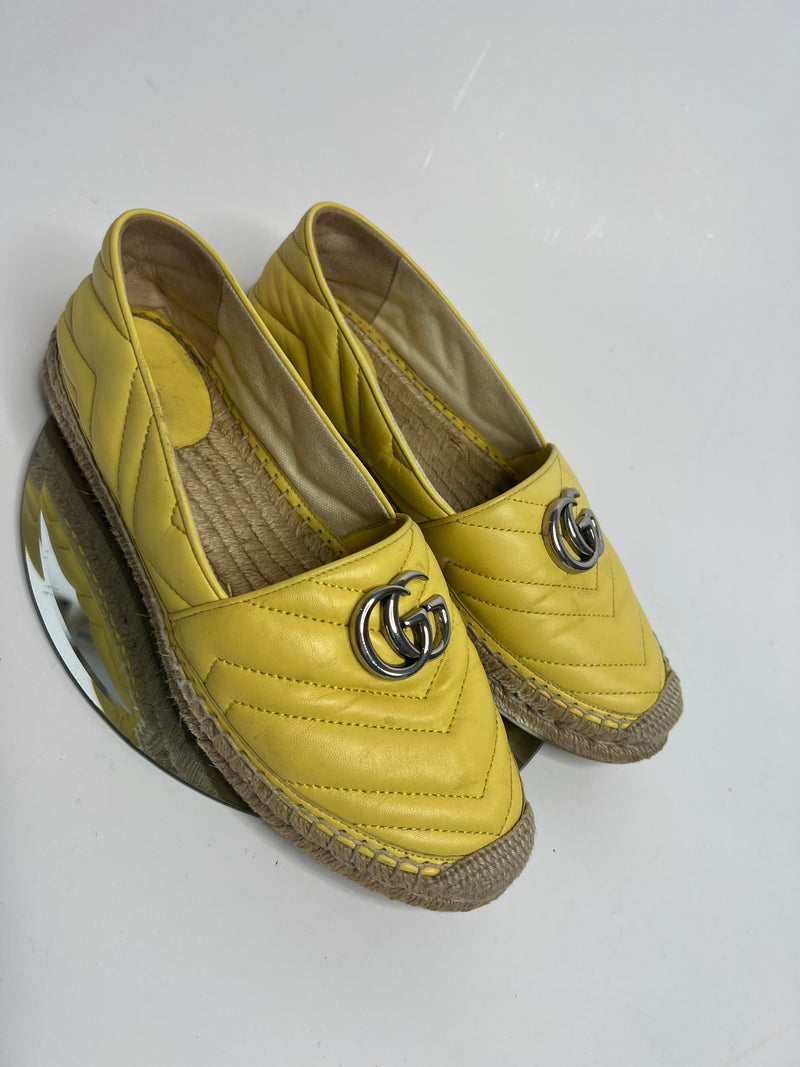 Gucci GG Marmont Espadrilles (Size 39 /UK 6)