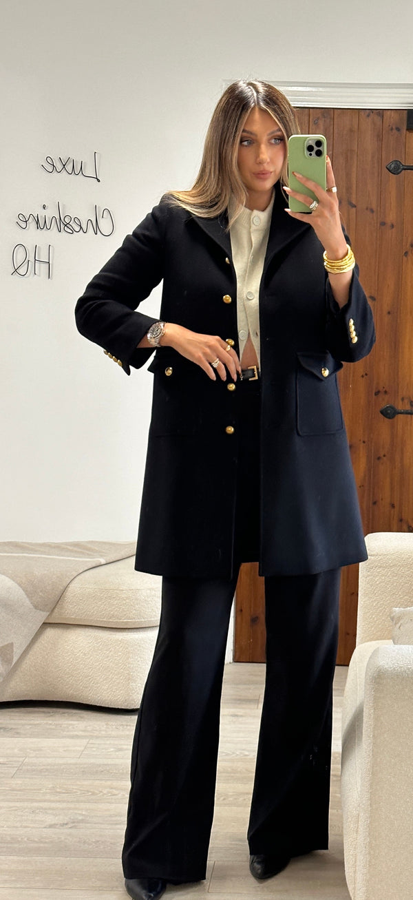Gucci Wool GG Buckle Jacket (Size 44 /UK 12)