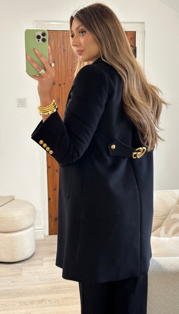 Gucci Wool GG Buckle Jacket (Size 44 /UK 12)