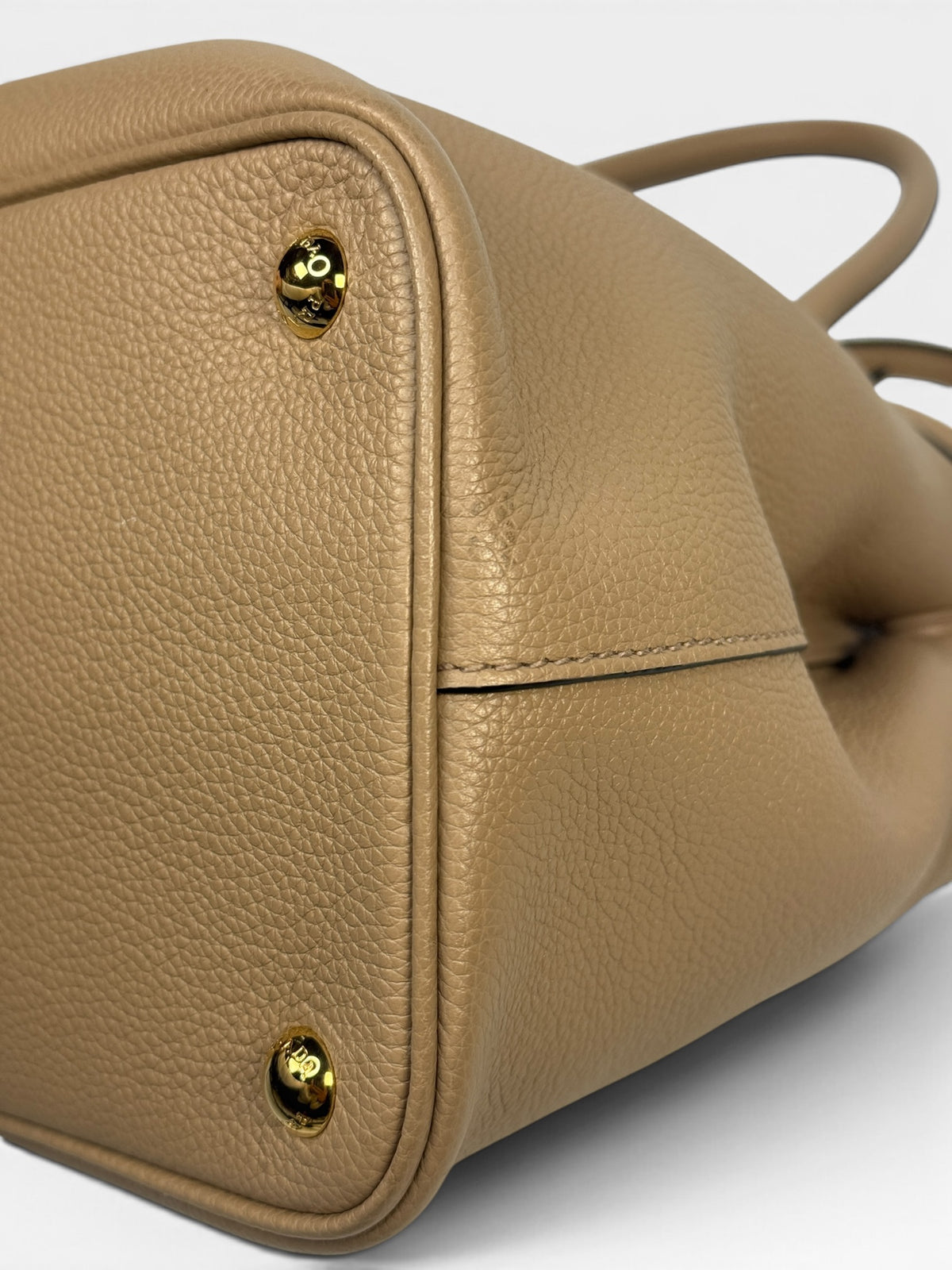 Prada Double Medium Tote In Blush Saffiano Leather With Gold Hardware. 100% authentic and pre loved in excellent condition.