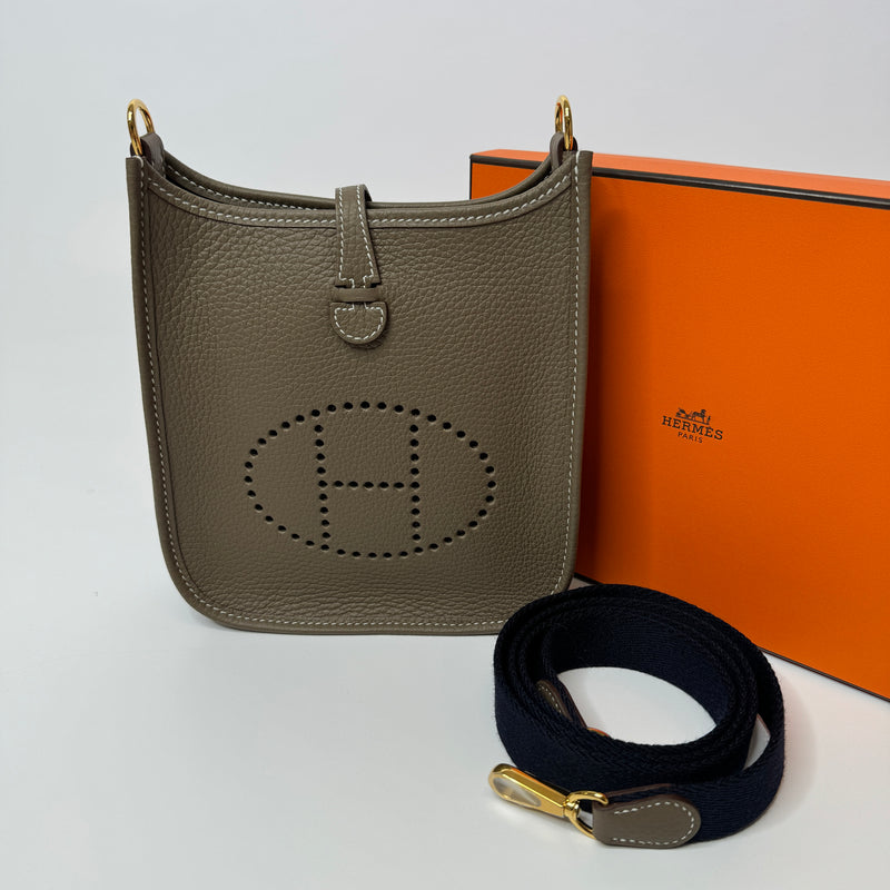 Hermès Evelyne TPM In Etoupe Amazone Clemence