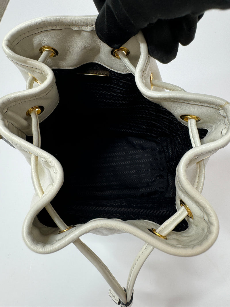 Prada Duet Small Bucket Bag