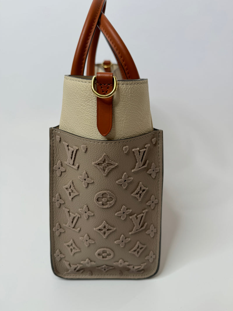 Louis Vuitton On My Side In Galet Grained Calf Leather