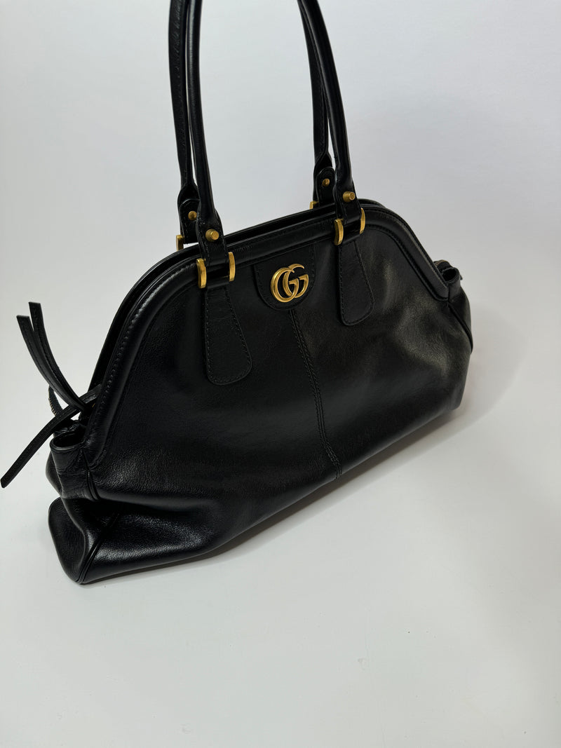 Gucci Marmont Upperr Cat Head Liner Large Shoulder Bag