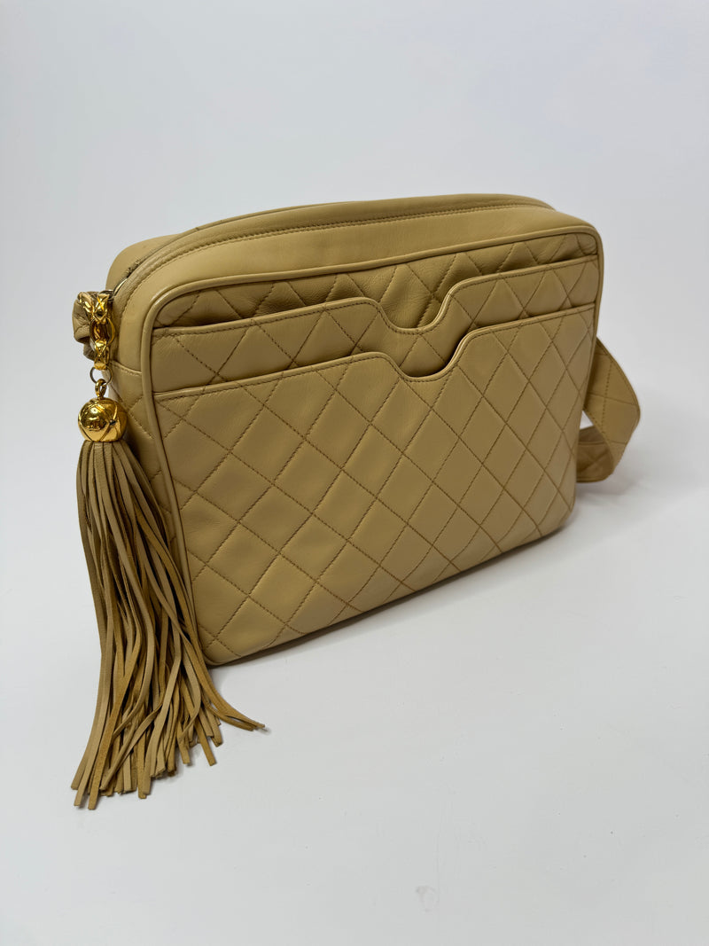 Chanel Vintage Quilted Camera Bag