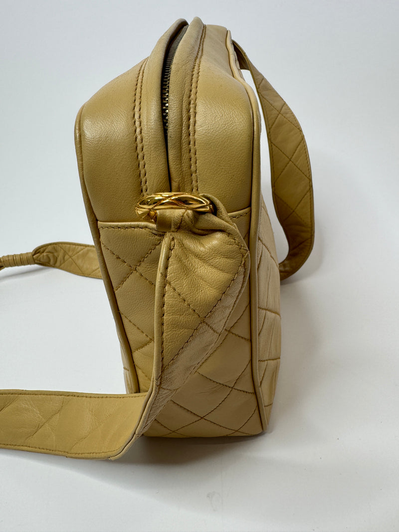Chanel Vintage Quilted Camera Bag