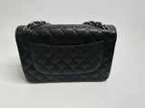 Chanel Black Caviar Leather Jumbo Classic Double Flap