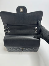 Chanel Black Caviar Leather Jumbo Classic Double Flap