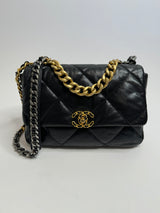 Chanel 19 Large In Goatskin Leather