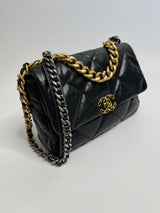Chanel 19 Large In Goatskin Leather