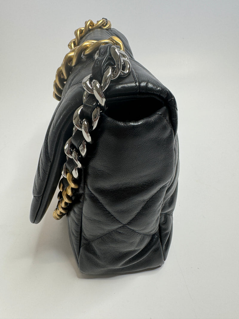 Chanel 19 Large In Goatskin Leather
