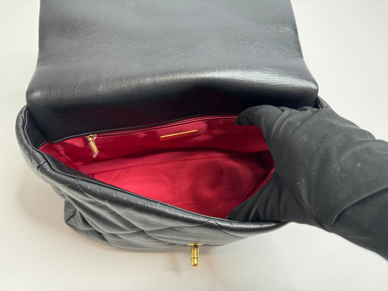 Chanel 19 Large In Goatskin Leather