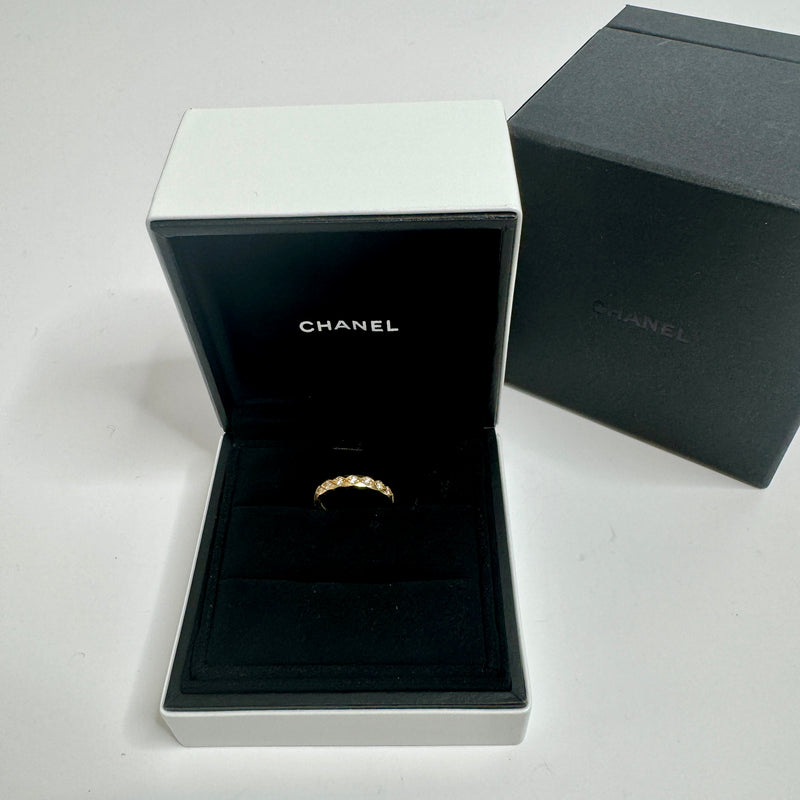 Chanel Yellow Gold Diamond Coco Crush Ring