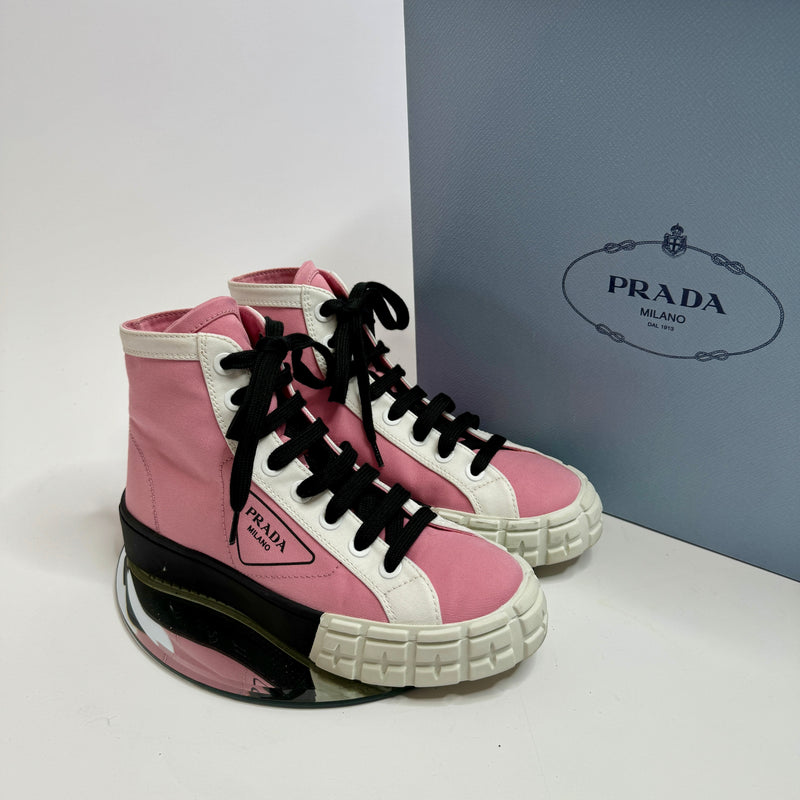 Prada Wheel Hi Tops (Size 37/UK 4 )