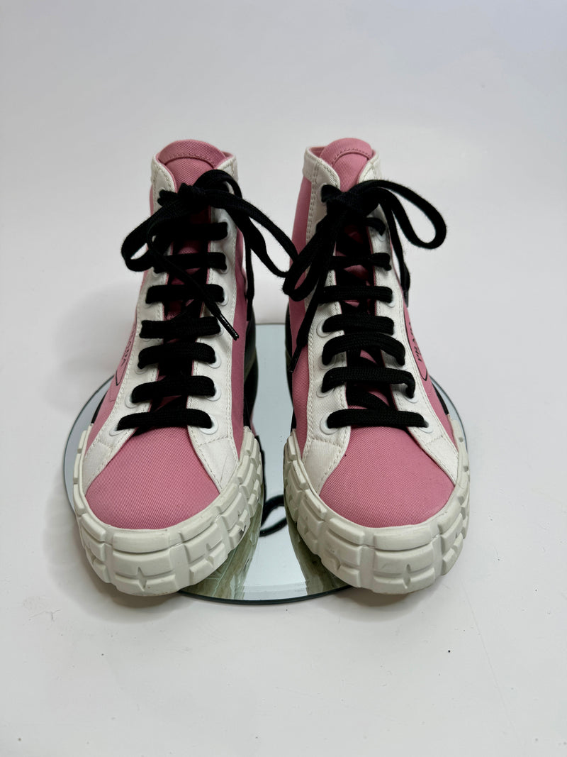 Prada Wheel Hi Tops (Size 37/UK 4 )