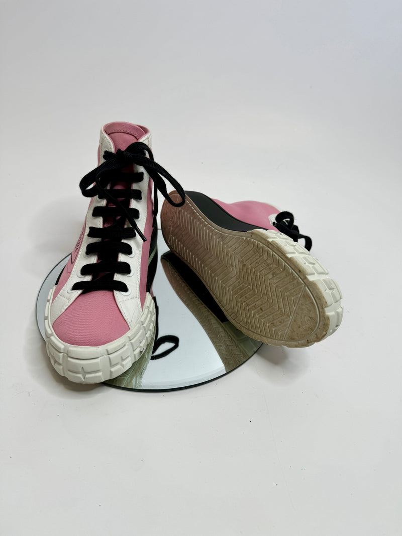 Prada Wheel Hi Tops (Size 37/UK 4 )