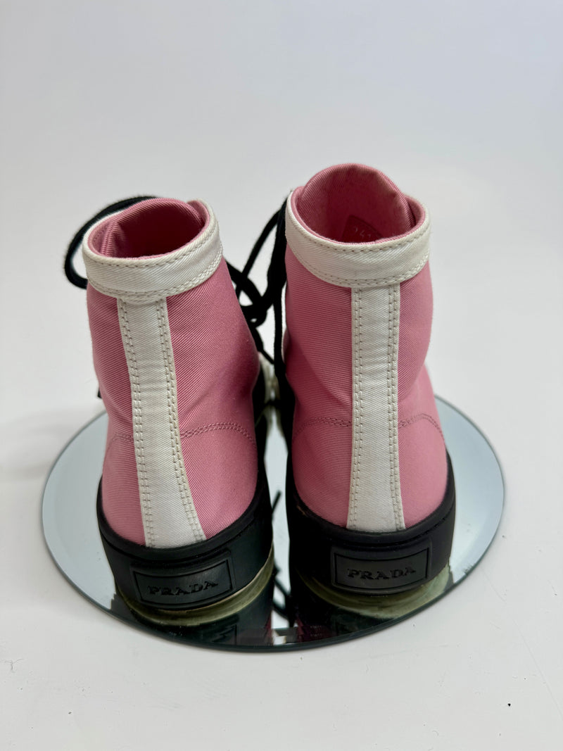 Prada Wheel Hi Tops (Size 37/UK 4 )