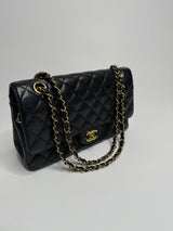 Chanel  Medium Classic Double Flap Caviar With Gold Hardware