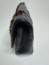 Chanel  Medium Classic Double Flap Caviar With Gold Hardware