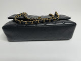 Chanel  Medium Classic Double Flap Caviar With Gold Hardware