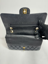 Chanel  Medium Classic Double Flap Caviar With Gold Hardware