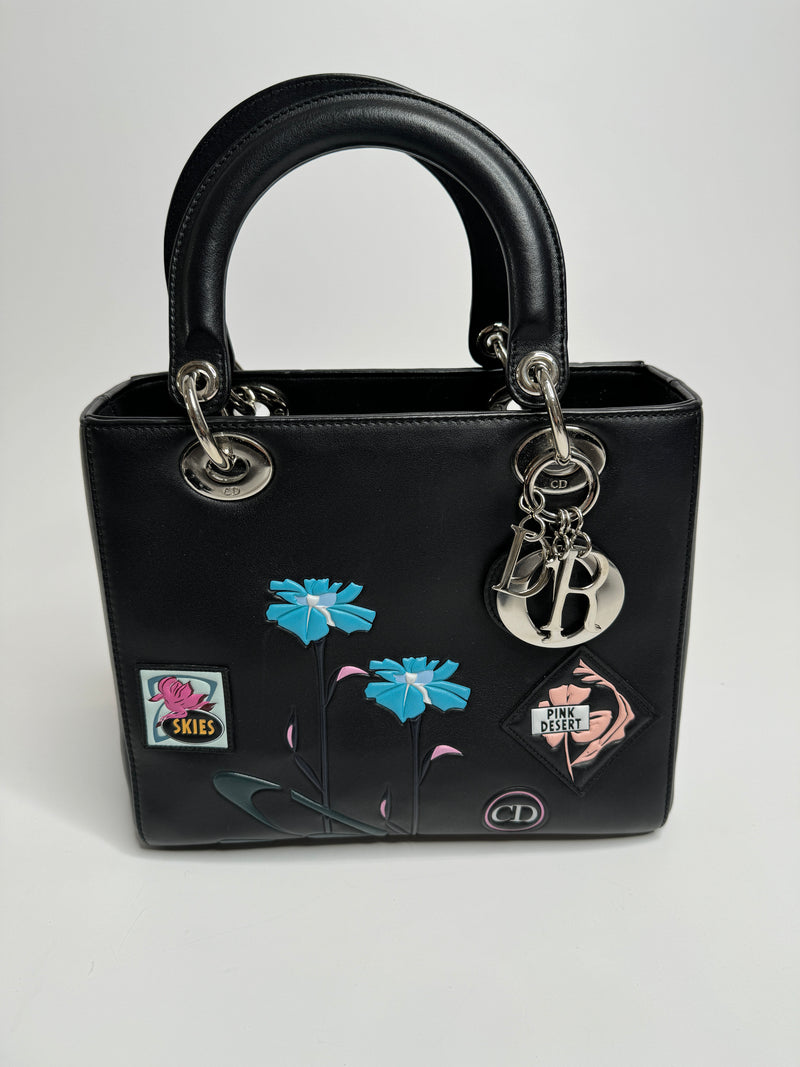 Christian Dior Medium Black Paradise Lady Dior