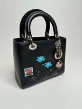 Christian Dior Medium Black Paradise Lady Dior