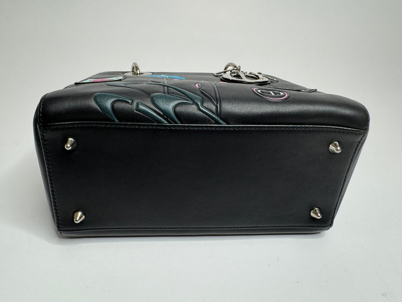 Christian Dior Medium Black Paradise Lady Dior