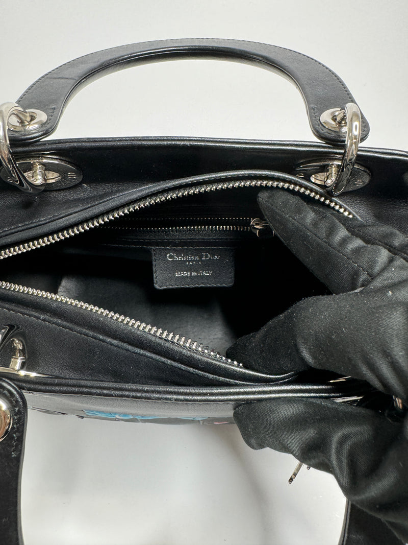 Christian Dior Medium Black Paradise Lady Dior