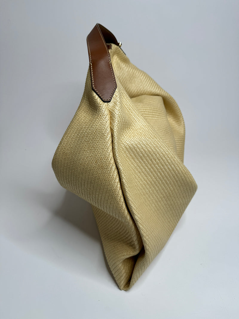 Jimmy Choo Ana Woven Shoulder Bag