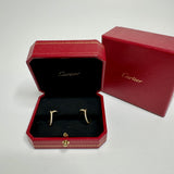 Cartier Yellow Gold Diamond Juste un Clou Earrings