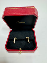 Cartier Yellow Gold Diamond Juste un Clou Earrings