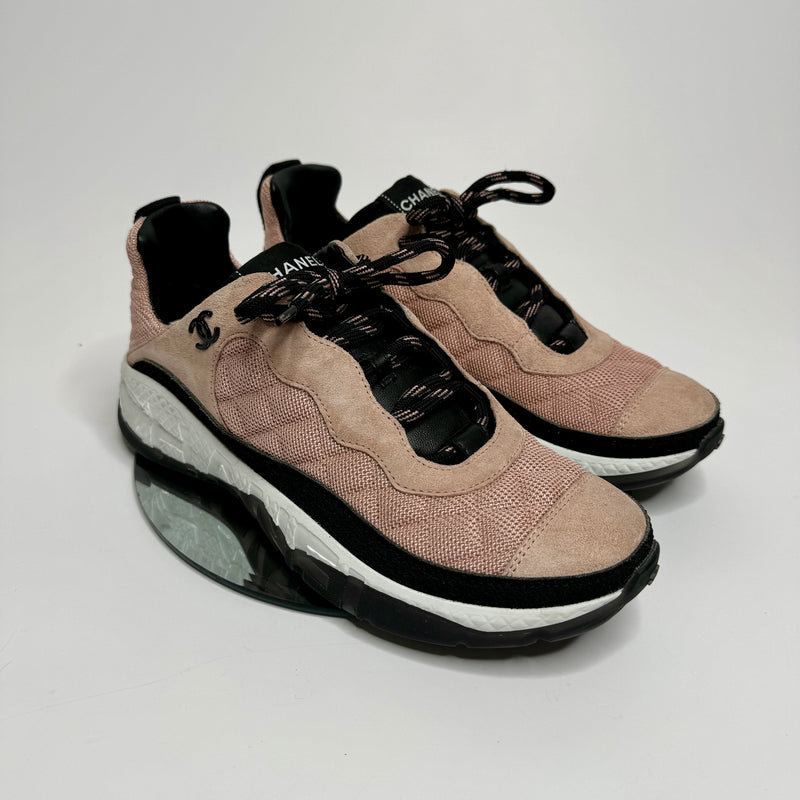 Chanel Fabric & Suede Calfskin Trainers  (40 /UK 7)