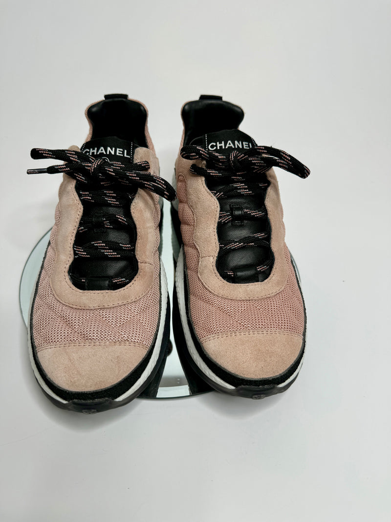 Chanel Fabric & Suede Calfskin Trainers  (40 /UK 7)