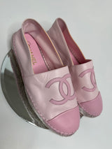 Chanel Pink Espadrilles (Size 39/ UK 6)