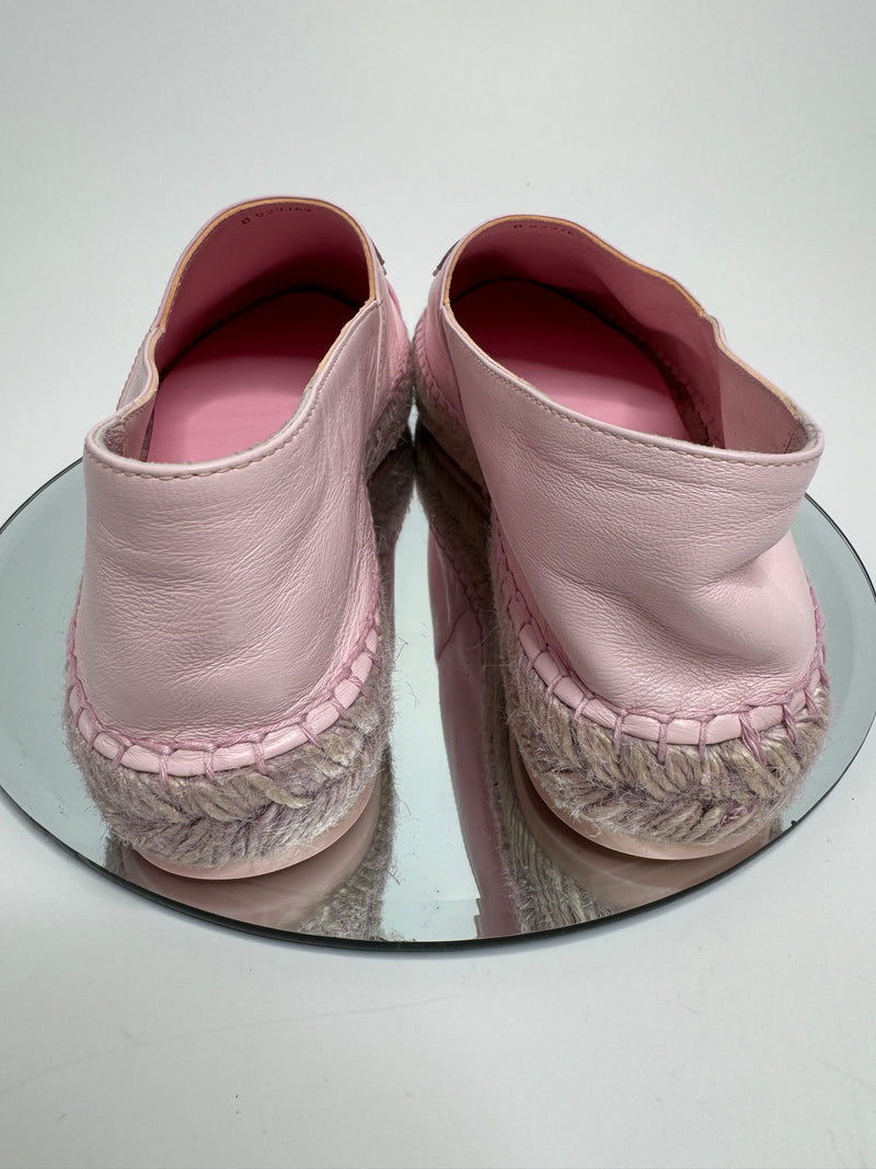 Chanel Pink Espadrilles (Size 39/ UK 6)