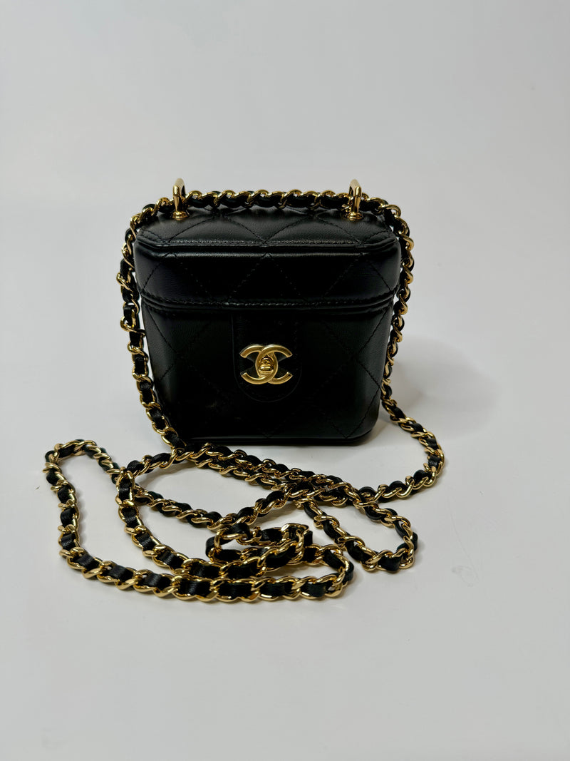 Chanel Back Clutch On Chain