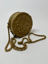 Chanel Gold Charm Vanity Bag
